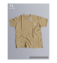 Nevermind Unisex Ciel Lune Tasarım Oversize Tshirt (Bej)