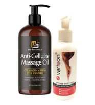 Süper M3 Naturals Anti-Cellulite Massage Oil 240 ml Masaj Yağı + Varison 120 ml Kremi
