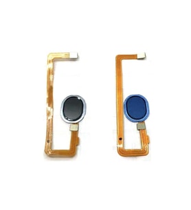 Samsung Galaxy A10S A107 Home Parmak Okuyucu Flex Flex Mavi