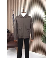 Jan Carlucci Slimfit Haki Yazlık İnce Mont
