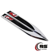 R-Line Çamurluk Logosu Paslanmaz Krom Kaplama Metal Kaliteli Arma (463781750)