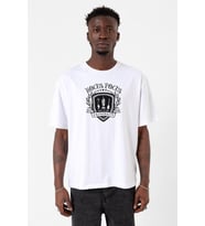 Hocus Pocus University Beyaz Erkek Oversize Tshirt