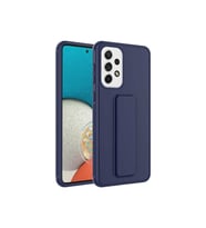 Samsung Galaxy A72 Uyumlu Kılıf Zore Qstand Kapak (Lacivert)