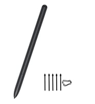 Samsung Galaxy Tab S9 Fe Plus S9 Plus S9 Ultra S9 Fe Uyumlu Spen Stylus Tablet Kalemi Yedek Uç Seti (Siyah)