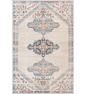 Eliana Home Baskılı, Yıkanabilir Kaymaz Taban Salon Halısı LNA1717 100x150 cm (Bej)