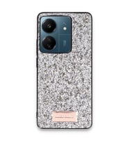 Xiaomi Redmi 13c Bright Simli Kapak - Gümüş