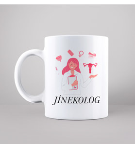 Jinekolog Tasarımlı Kupa