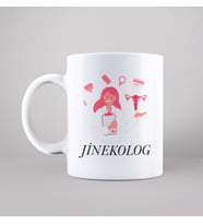 Jinekolog Tasarımlı Kupa
