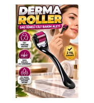 Dermaroller Titanyum 540 İğneli 1 mm Cilt Bakım ve Mikro İğneleme Aleti