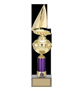 ODAK KUPA - Figürlü Kupalar - Yelken Figürlü Kupalar FG-059 C - 43 cm