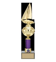 ODAK KUPA - Figürlü Kupalar - Yelken Figürlü Kupalar FG-059 C - 43 cm
