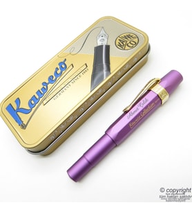 Kaweco Al Sport Collection Metalik Mor Dolma Kalem  İsme Özel Kalem