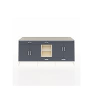Hyperion Konsol 5 Raflı 4 Çekmeceli 4 Kapaklı 220x44x99 Aytaşı-Antrasit