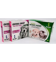 Dr Sed Pharma Derma 11-20 kg Köpek Dış Parazit Damla 2 Paket + Veteriner Onaylı Ağız Kokusu Giderici 