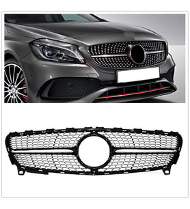 Mercedes A Serisi W176 Ön Panjur Krom/Siyah Diamond 2016-2018