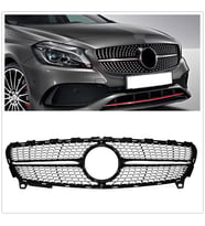 Mercedes A Serisi W176 Ön Panjur Krom/Siyah Diamond 2016-2018
