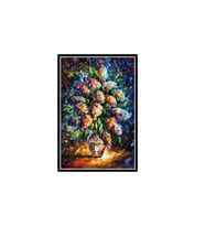Çiçek Tasarımlı 20x30 Cm Retro Ahşap Poster