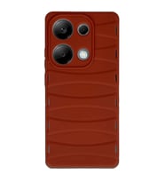Xiaomi Redmi Note 13 Pro 4g Kılıf Bibercas Silikon Kapak - Kırmızı