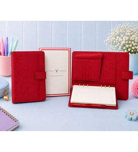 Victoria's Journals Smyth Organiser Haftalık Ajanda Mercan Kırmızı A5