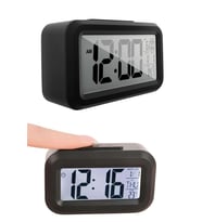 Gece Dijital Masa Saati Dijital Alarmlı Led Ekran Pilli Çalar Saat