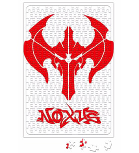League Of Legends Noxus Symbol Logo Puzzle 240 Parça Yapboz