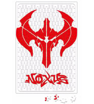 League Of Legends Noxus Symbol Logo Puzzle 240 Parça Yapboz
