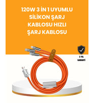 Çoklu Cihaz Dostu 120 w Hızlı Şarj Kablosu – Tek Kablo İle Her Cihaz Elinizin Altında