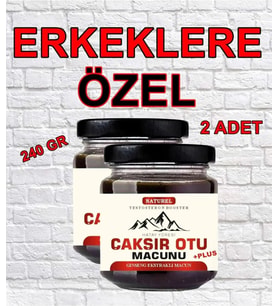 Erkeklere Özel 24 Saat Hatay Yöresi Çakır Otu Macunu 240 gr x 2 Adet