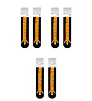 Tavuk Ayağı Desenli Eğlenceli Çorap – 3 Çift Unisex, Konforlu & Dikkat Çekici