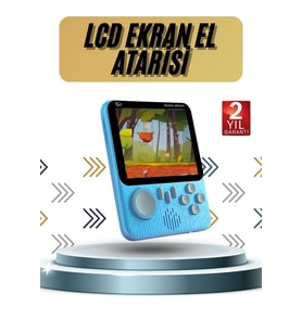 3.5 İnç Mini Atari Taşınabilir Oyun Konsolu 666 Adet Retro Oyun