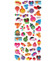 Işıltılı Sticker Kabartmalı Stiker Defter Planlayıcı Etiket (Dfh017)-18x9cm - Şeker