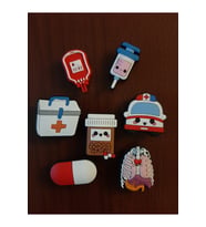 Terlik Süsü-terlik Tokası Sağlıkçı-doktor 7'li Set