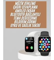 1.83 İnç Akıllı Saat Android Ve İos Uyumlu Çağrı Cevaplayabilen Adımsayar Gps Takibi