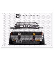 Volkswagen Gol Quadrado EuroRace Style Puzzle 240 Parça