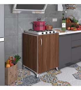 Kenzlife ocak dolabı ahunaz cvz 85*60*56 hazır mutfak klasik set üstü ocak için arkalıksız (Karışık)