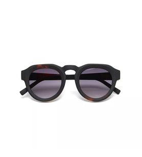 Okkia Zeno Round Unisex Siyah Havana Güneş Gözlüğü Siyah Gradyan