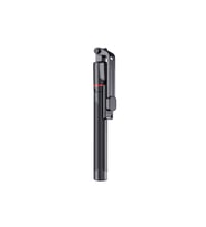 Canlı Yayın Dolgu Işıklı Teleskopik Tripod ve Selfie Çubuğu Siyah