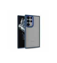 Samsung Galaxy S22 Ultra Uyumlu Kılıf Zore Flora Kapak (Mavi)