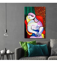 Tekli Dikey Kanvas Duvar Tablosu Pablo Picasso Rüya Eseri
