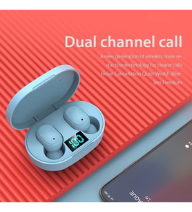 E6S Bluetooth 5.1 Kulaklık Siyah