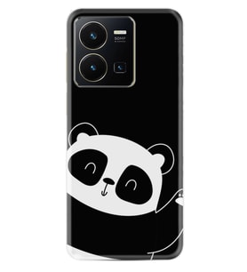 Vivo Y35 Kılıf Silikon Desen Özel Seri Bay Bay Panda 1784