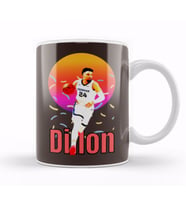 Dillon Brooks Dillon Brooks Vintage Art   Legend Basketball Gift Kupa Bardak Porselen