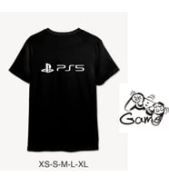 PLAYSTATİON 5 GÖRSELLİ T-SHIRT (Siyah)