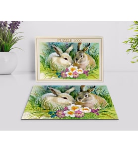 BK Home Yağlıboya Tasarımlı 1000 Parça Profesyonel Puzzle-16