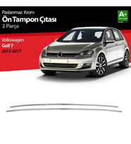 Drs Tuning Golf Uyumlu 7 Krom Ön Tampon Çıtası 2 Parça. 2013-2017