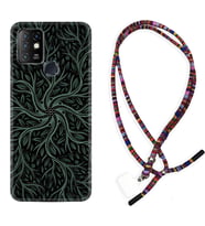 INFINIX Hot 8 9 10 11S Hot 10 Play 10T Kılıf Boyun Asklı Rasta Silikon Sarmaşıklar 1675