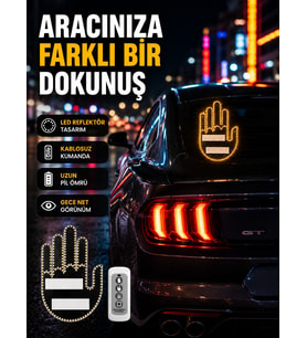 2025 Orijinal LED El Park Uyarı Sistemi Uzaktan Kumandalı