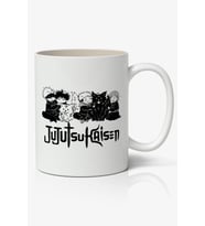 Kişiye Özel Jujutsu Kaisen Anime Temalı Baskılı  Kupa Bardak - Sevgiliye Arkadaşa Hediye (Beyaz)