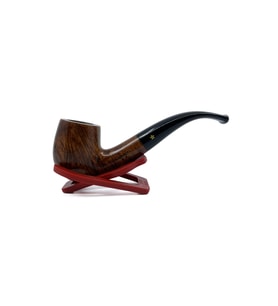 Şahin Sarı Yıldız Bent Billiard 9mm Filtreli Akrilik Saplı Pipo X-160