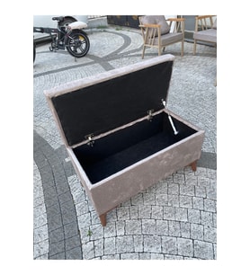 Sansandıklı ve pistonlu puf 80cm x 40cm